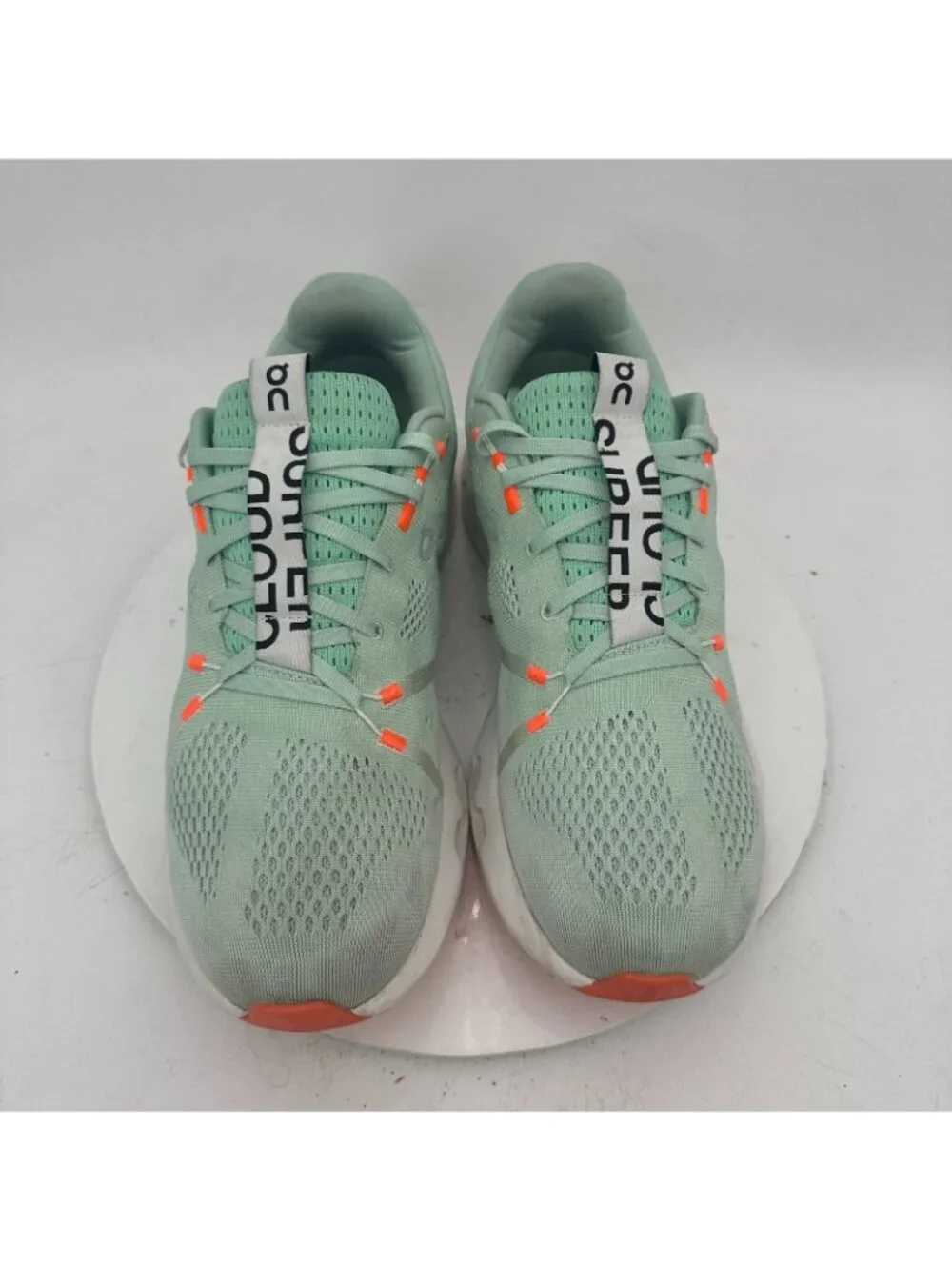 On Cloudsurfer Swiss Engineering Men Size 12 3MD10421071 Creek White Green Shoes